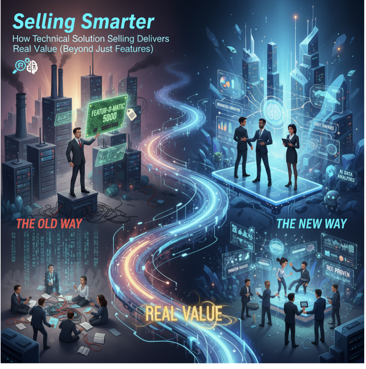 Selling Smarter: How Technical Solution Selling Delivers Real Value (Beyond JustFeatures)